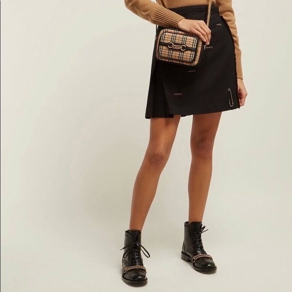 Burberry Knight Check Link Camera Bag - Picture 2 of 10